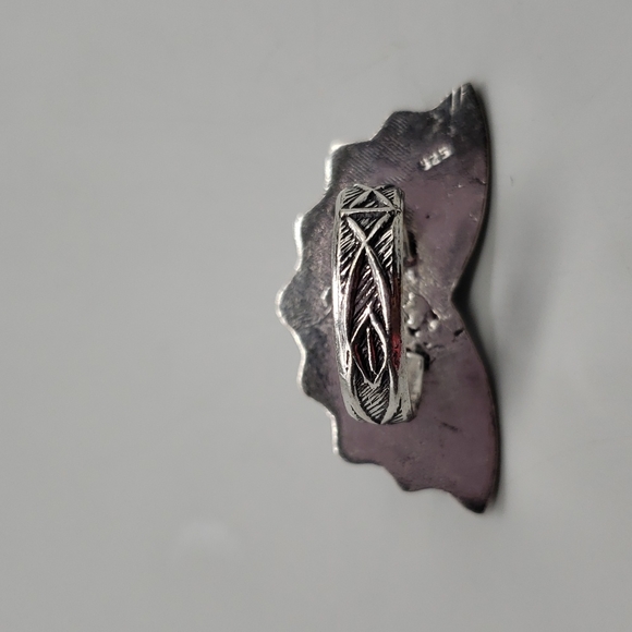 Moonstone bat ring - Picture 6 of 8